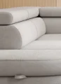 OTIS L Ecksofa mit Schlaffunktion und Bettkasten – modernes Design & Komfort 358x223 cm - Stoff Aurora 15