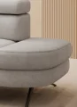 OTIS L Ecksofa mit Schlaffunktion und Bettkasten – modernes Design & Komfort 358x223 cm - Stoff Aurora 15