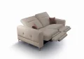Malibu Relax II 2-Sitzer mit elektrischer Relaxfunktion und verstellbaren Kopfstützen, Stoff Gemma 80