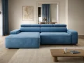Ecksofa LIAM S mit elektrischer Sitztiefenverstellung und verstellbaren Kopfstütze