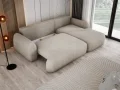 Ecksofa MONDI S mit Schlaffunktion und Bettkasten, modernes Design