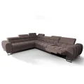 Ecksofa Aspen Max Relax 330×260 cm mit Schlaffunktion & Relax, Terra Stoff - verstellbare Kopfstützen - Liegefläche 117x190 cm, Braun (Terra 26).png