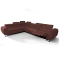 Ecksofa Aspen Max Relax 330×260 cm mit Schlaffunktion & Relax, verstellbare Kopfstützen, Liegefläche 117x190 cm, Ziegelrot (Gemma 63).png
