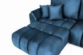 Ecksofa OTI mit Schlaffunktion und Bettkasten - Monolith 77