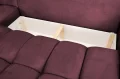 Ecksofa OTI U mit Schlaffunktion und Bettkasten - Monolith 69