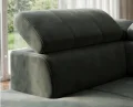 Ecksofa Royal I mit Schlaffunktion und verstellbaren Kopfstützen - Terra 48