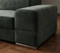 Ecksofa Royal I mit Schlaffunktion und verstellbaren Kopfstützen