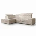 Ecksofa Royal I mit Schlaffunktion und verstellbaren Kopfstützen im strukturierten Gewebe - Aragon 01, Creme.jpg