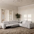 Ecksofa Orion I Relax mit Schlaffunktion und verstellbaren Kopfstützen im Glamour-Stil - Stoff Moly 70, Hellgrau.jpg
