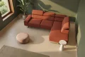 Milano I Ecksofa 270x180 cm – Modernes Ecksofa mit verstellbaren Kopfstützen
