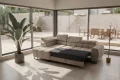 Aspen Mini Ecksofa mit Schlaffunktion und Bettkasten