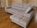 Ecksofa Aspen Mini mit Schlaffunktion und Bettkasten