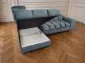 Ecksofa Aspen Mini mit Schlaffunktion und Bettkasten