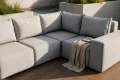 Ecksofa GARTEN Gartenmöbel Terrasse wasserdicht OUTDOO
