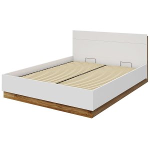 Bett DENTRO Mit Funktioneller Ablage Im Kopfteil, Mit Rahmen, Bettkasten Und Beleuchtung Schlafzimmer 180x200