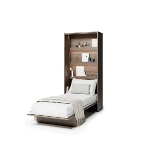 Wandklappbett 90x200 Vertikal Lenart BED CONCEPT Schrankbett - Dunin-Eiche BC-03