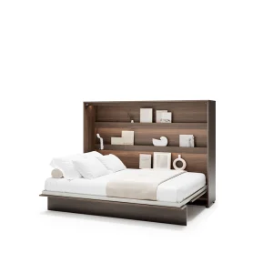 Wandklappbett 140x200 Horizontal Schrankbett Lenart BED CONCEPT - Dunin-Eiche BC-04