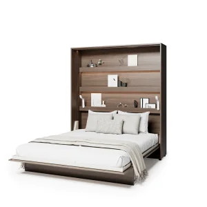 Wandklappbett 180x200 Vertikal Lenart BED CONCEPT Schrankbett - Dunin-Eiche BC-13