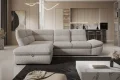 Ecksofa GALLANO L Schlaffunktion 143 x 210 cm Rückenlehnenverstellung Bettkasten