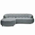 Ecksofa VELPA S Elektrisch Ausfahrbar, Holzbeine WERSAL Stoff (Puente 92)