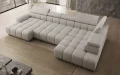 Ecksofa ALVIN XL mit elektrischer Sitztiefenverstellung und Relax-Kopfstützen
