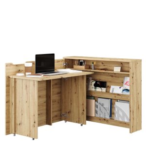 Ausziehbarer Schreibtisch Eiche Artisan – modern, funktional & platzsparend für Kinderzimmer, Büro oder kleine Wohnungen