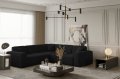 Ecksofa LUGA Corner black