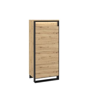 Schrank QUANT SALON 7 mit Tür und Regalen, LED-Beleuchtung