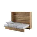 Wandklappbett Bed Concept 140x200 Horizontal Lenart Bett Eiche Grau