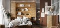 Wandklappbett Bed Concept 140x200 Horizontal Lenart Bett Eiche Grau
