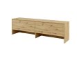 Wandklappbett Bed Concept 140x200 Horizontal Lenart Bett Eiche Grau
