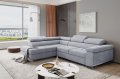Ecksofa Antonia Hellgrau Links