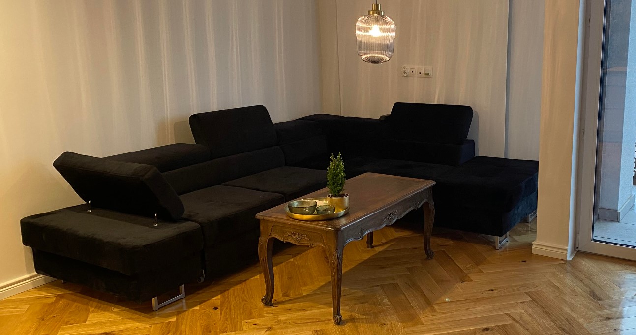Ecksofa Schwarz Riviera 100