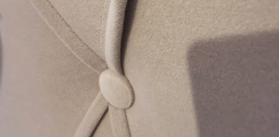 Stoff Velour Beige
