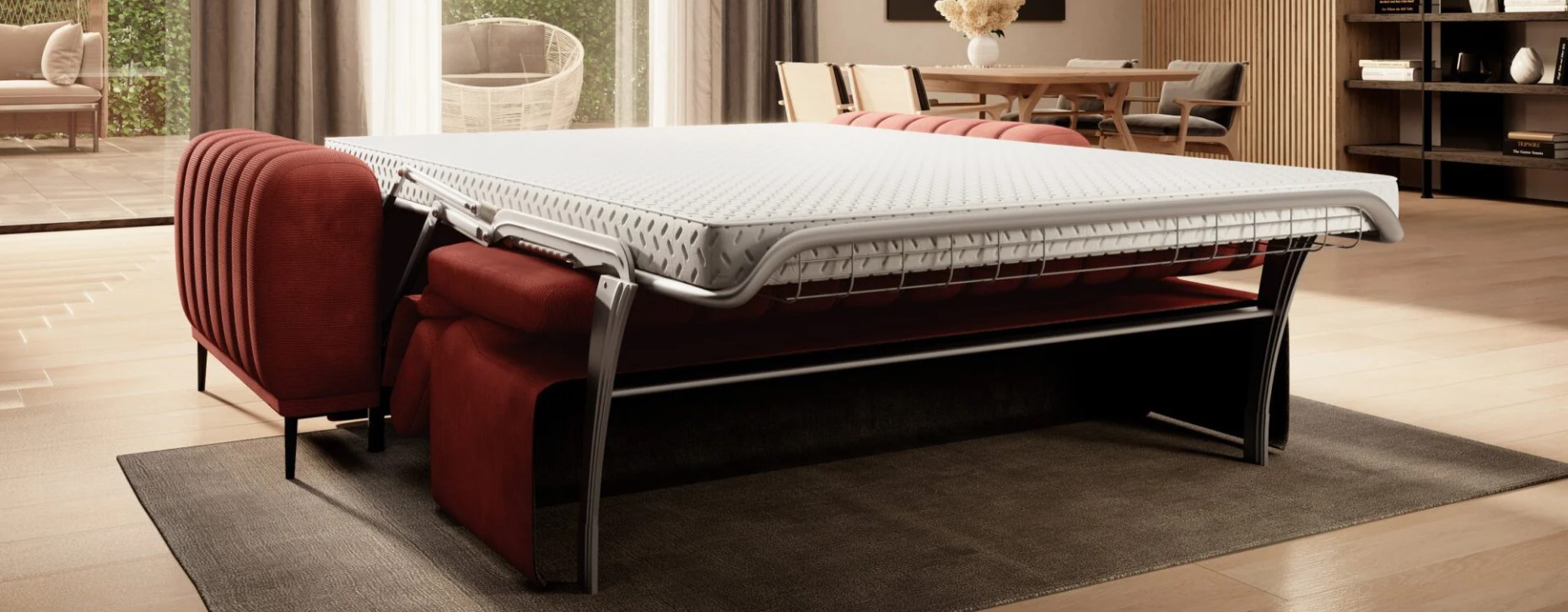 Systeme zum Aufklappen von Sofas