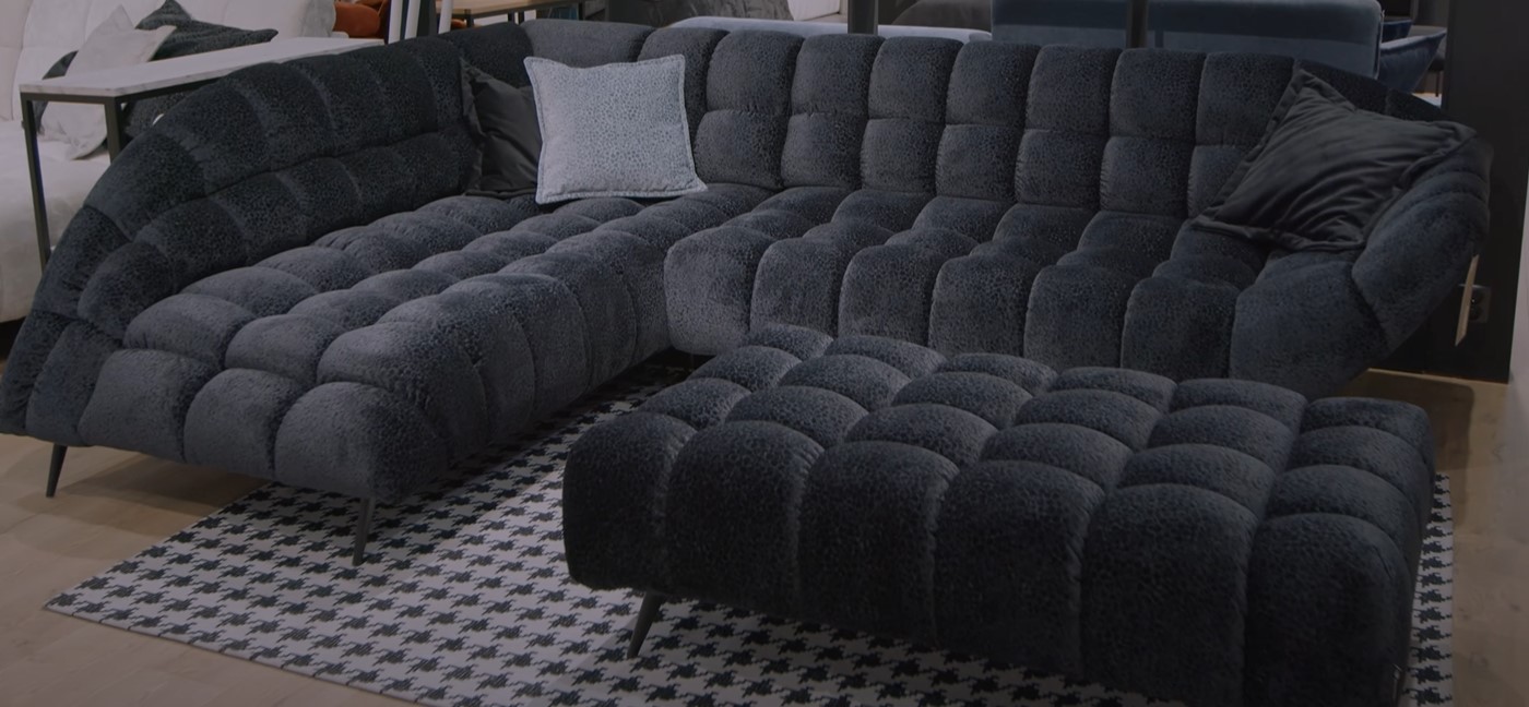 Ecksofa Schwarz