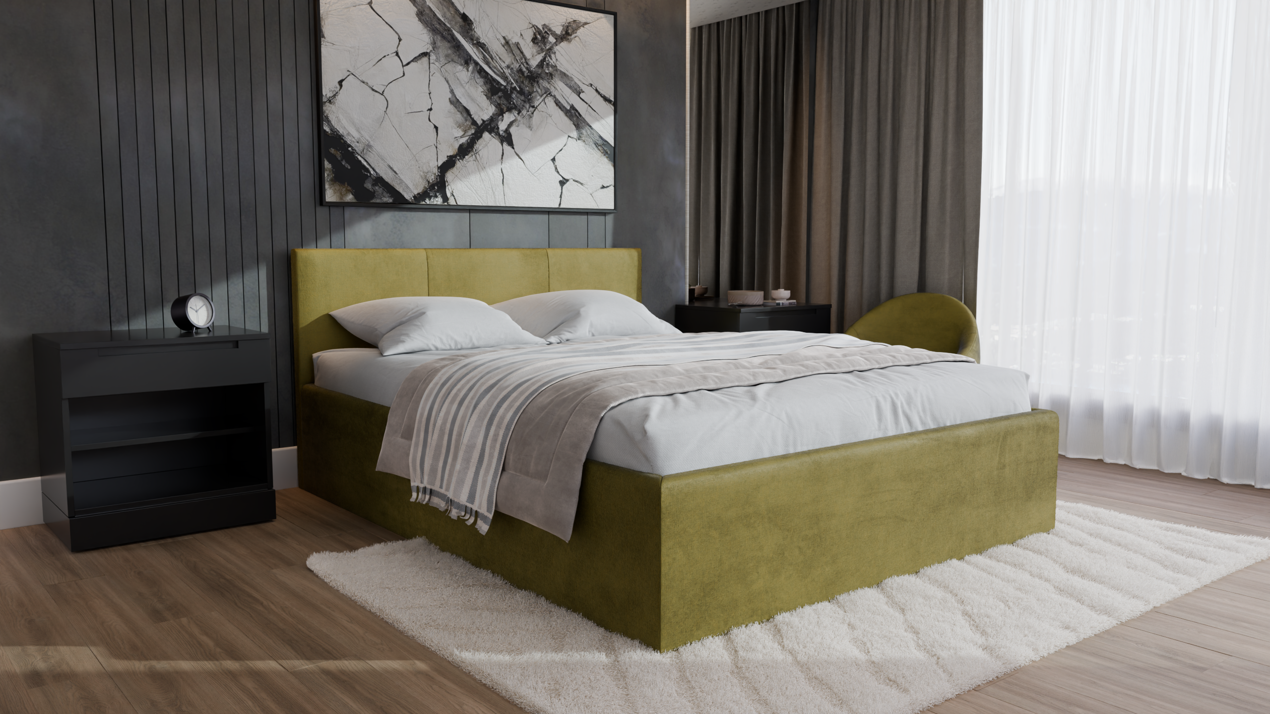 Dona Polsterbett 160x200 cm - Noble 38