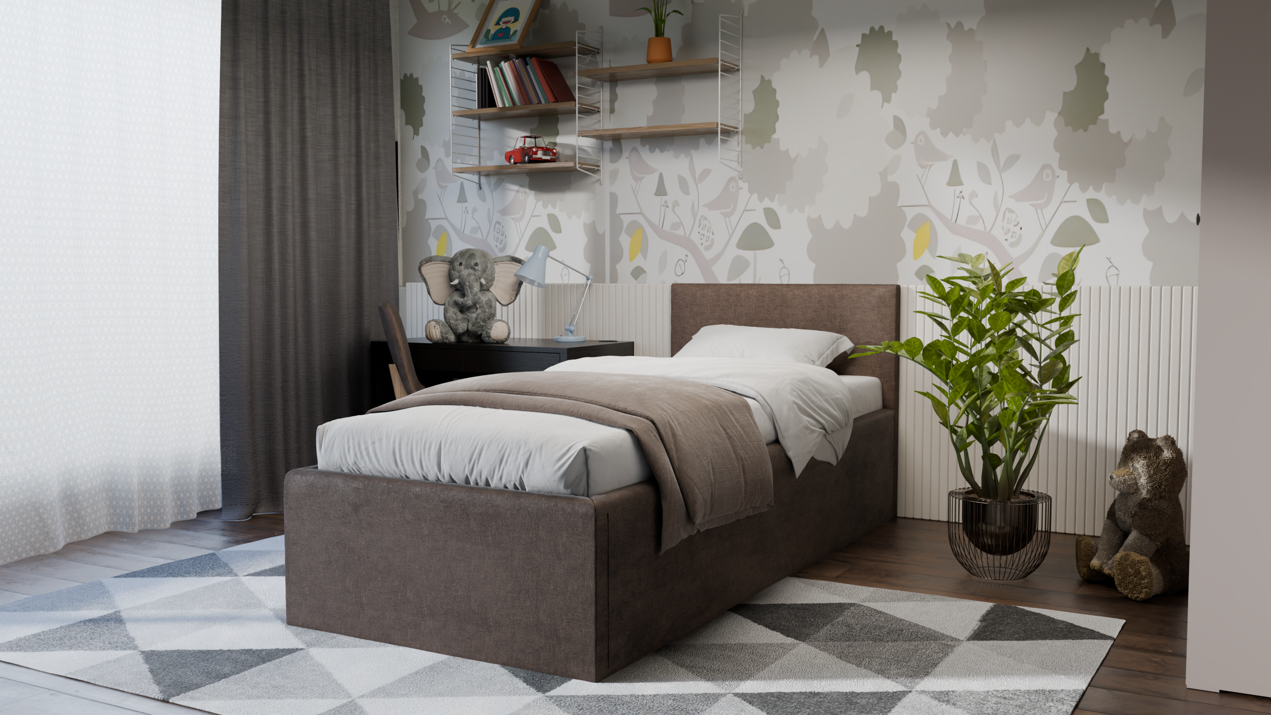 Dona Polsterbett 90x200 cm - Noble 16