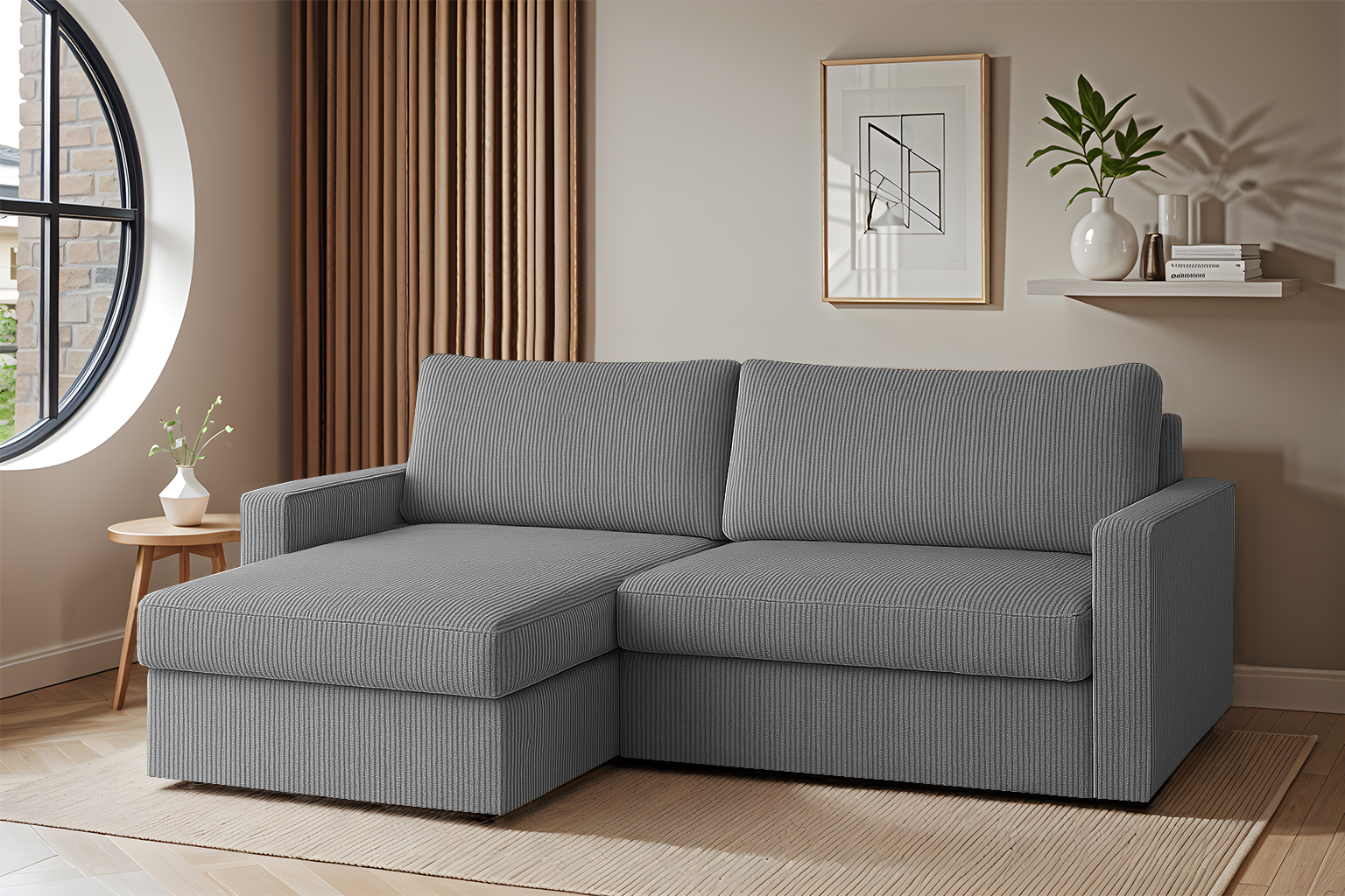 Faro Ecksofa Creme Poso 55