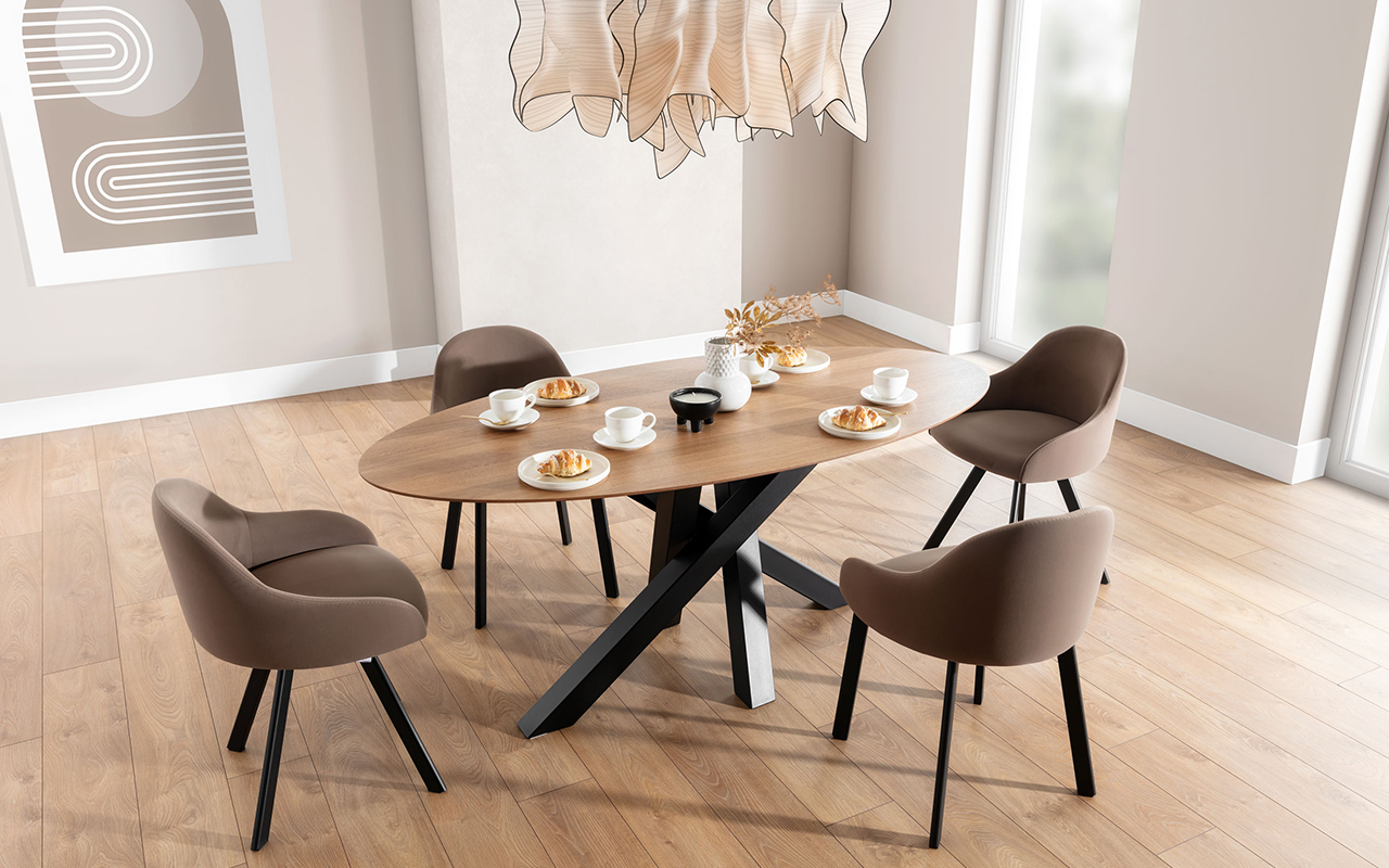 ELIXA Oval Tisch
