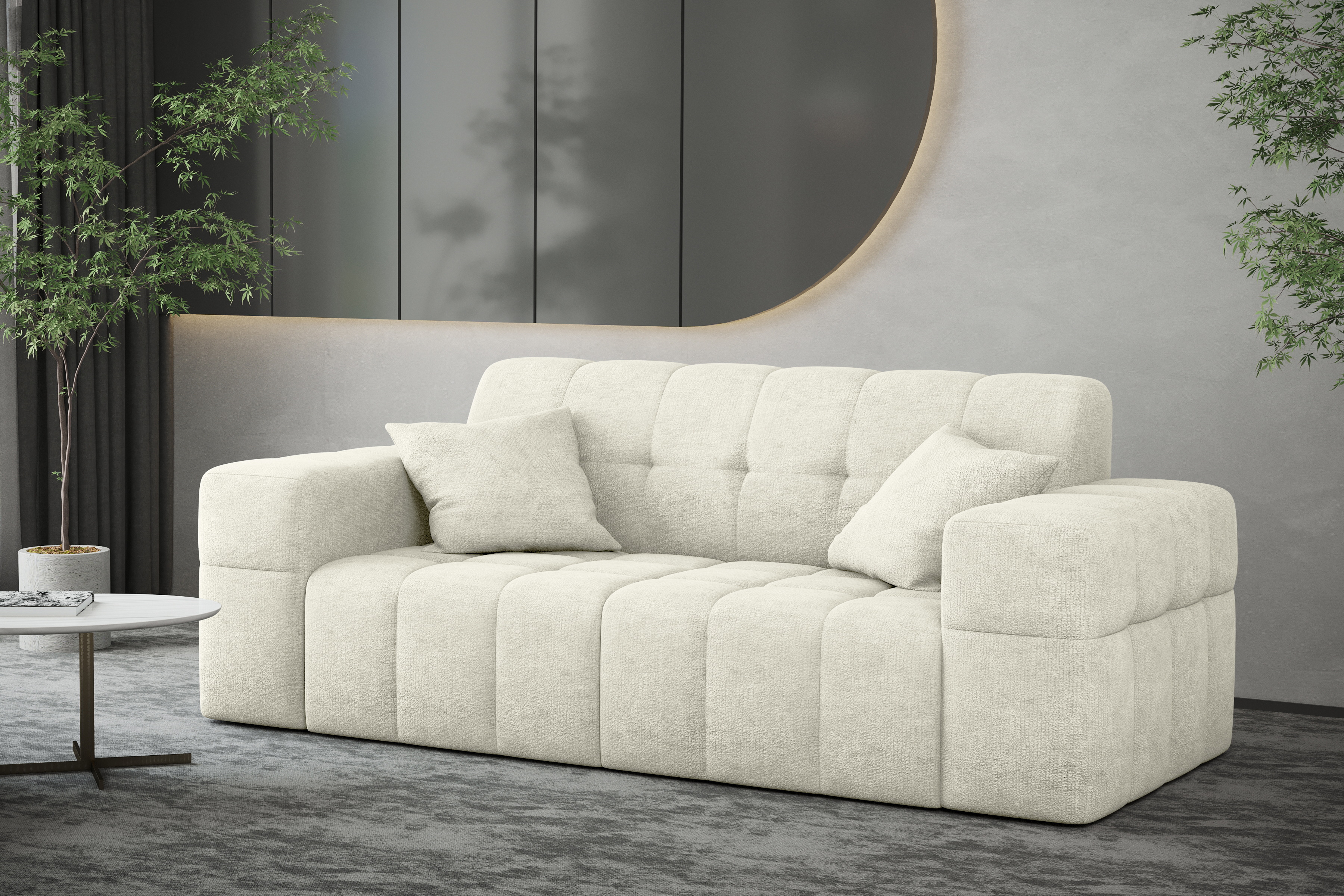 Sofa 2-Sitzer Balia creme