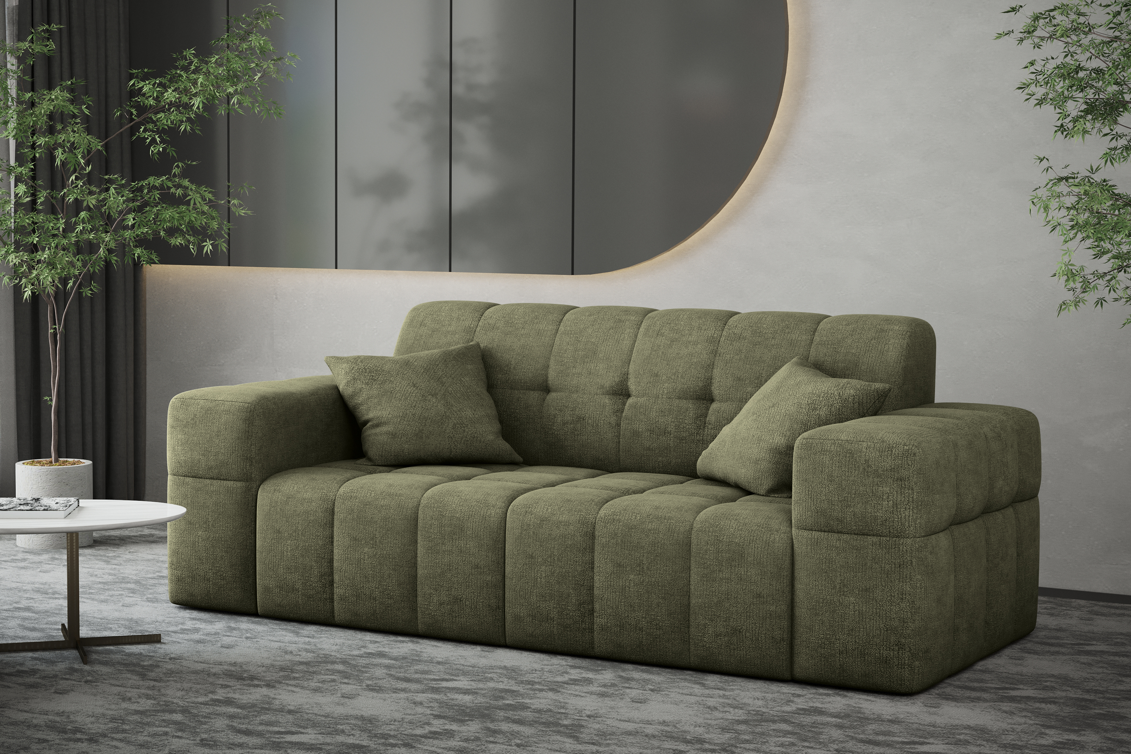 Sofa 2-Sitzer Balia oliv