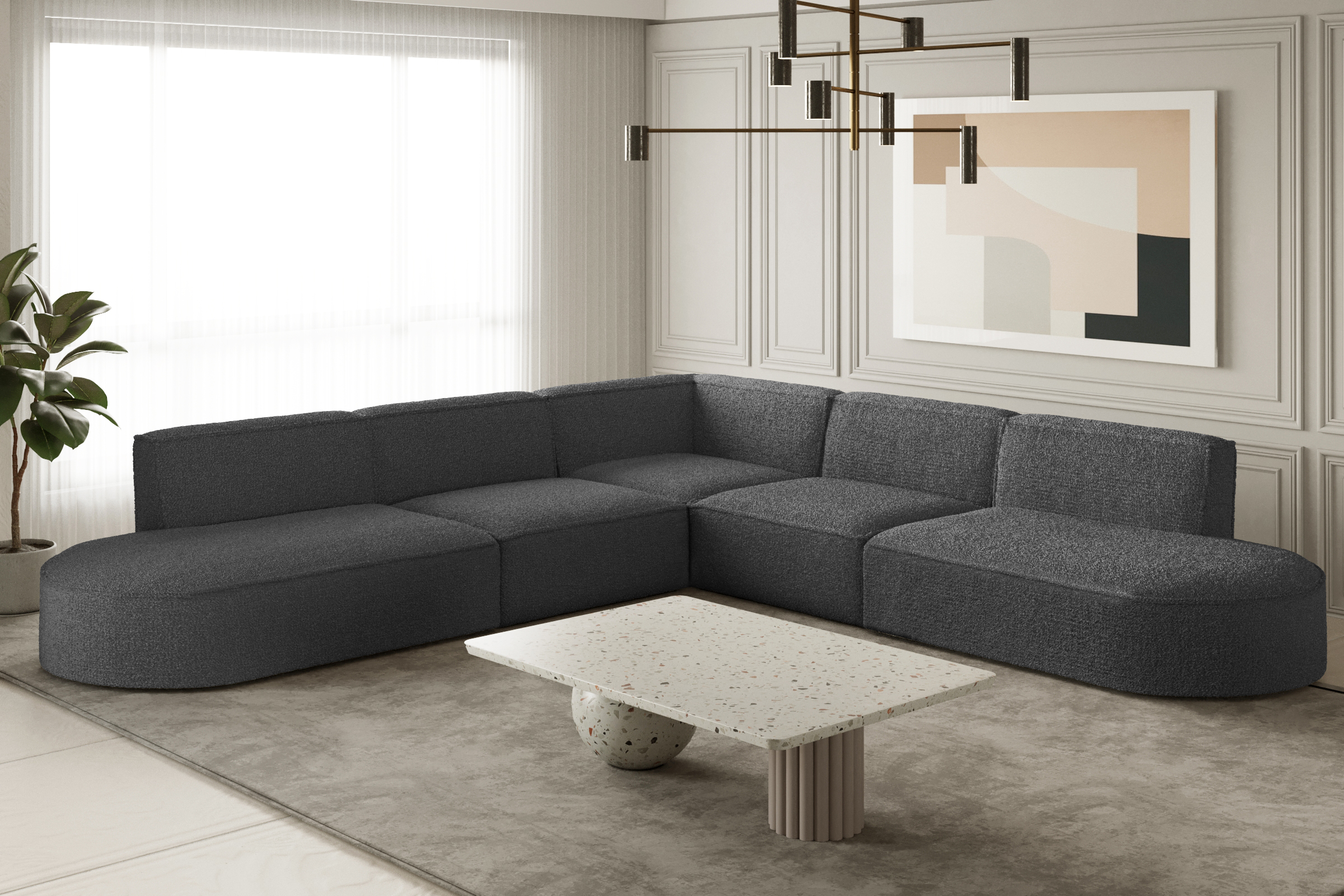 Ecksofa PARMA CORNER GRAPHIT