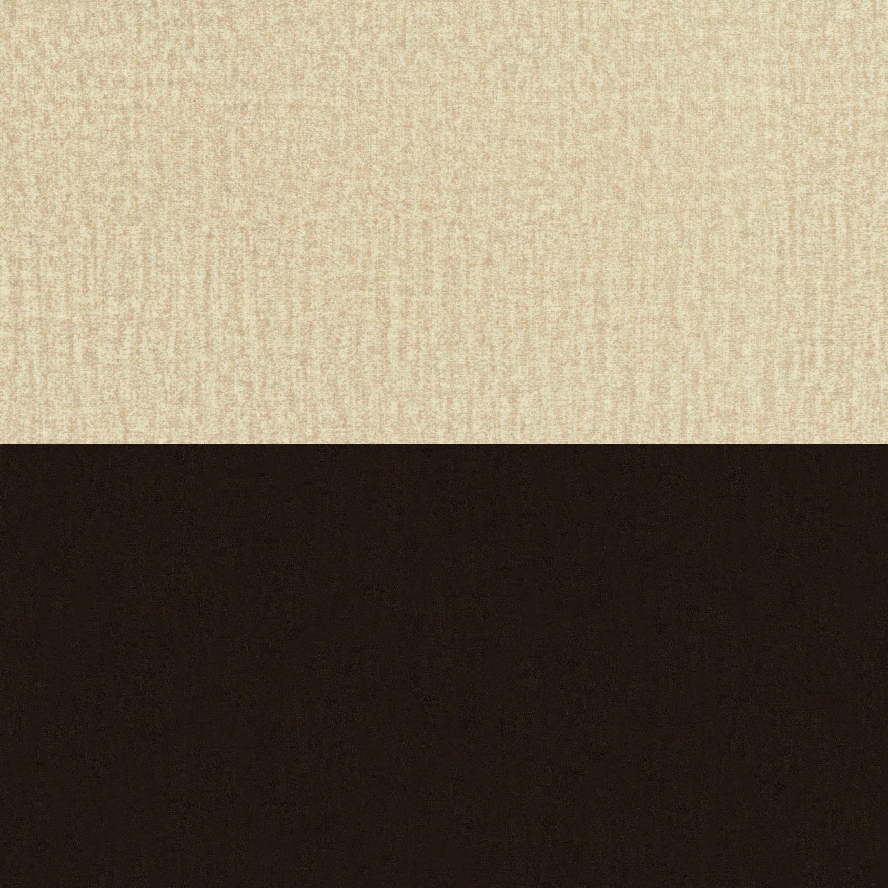 Creme/Braun Ecksofa Stoff Monolith 04/29