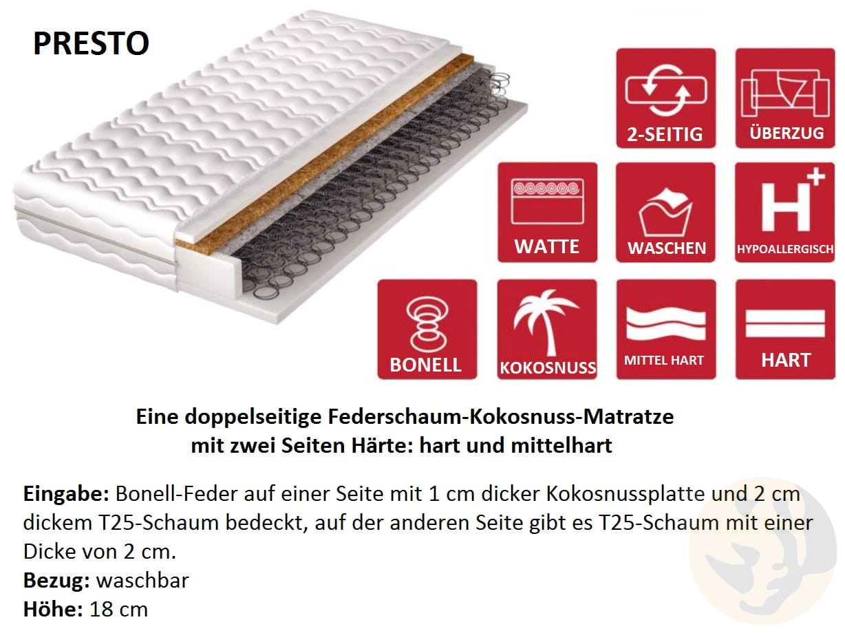 PRESTO MATRATZE