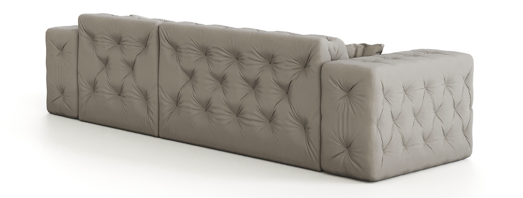 Ecksofa L Modest hinten