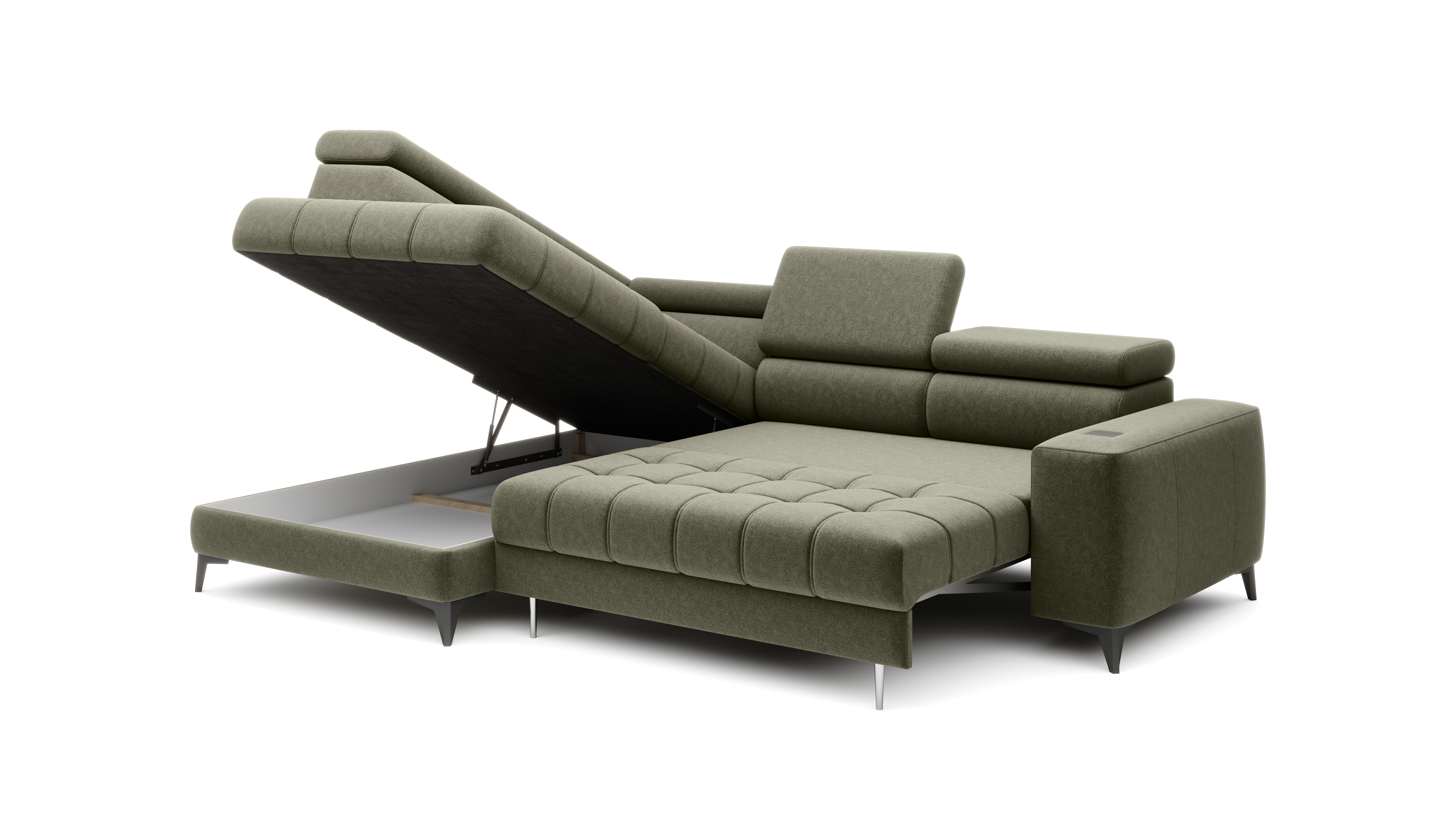 Ecksofa Astola Bettkasten Schlaffunkion