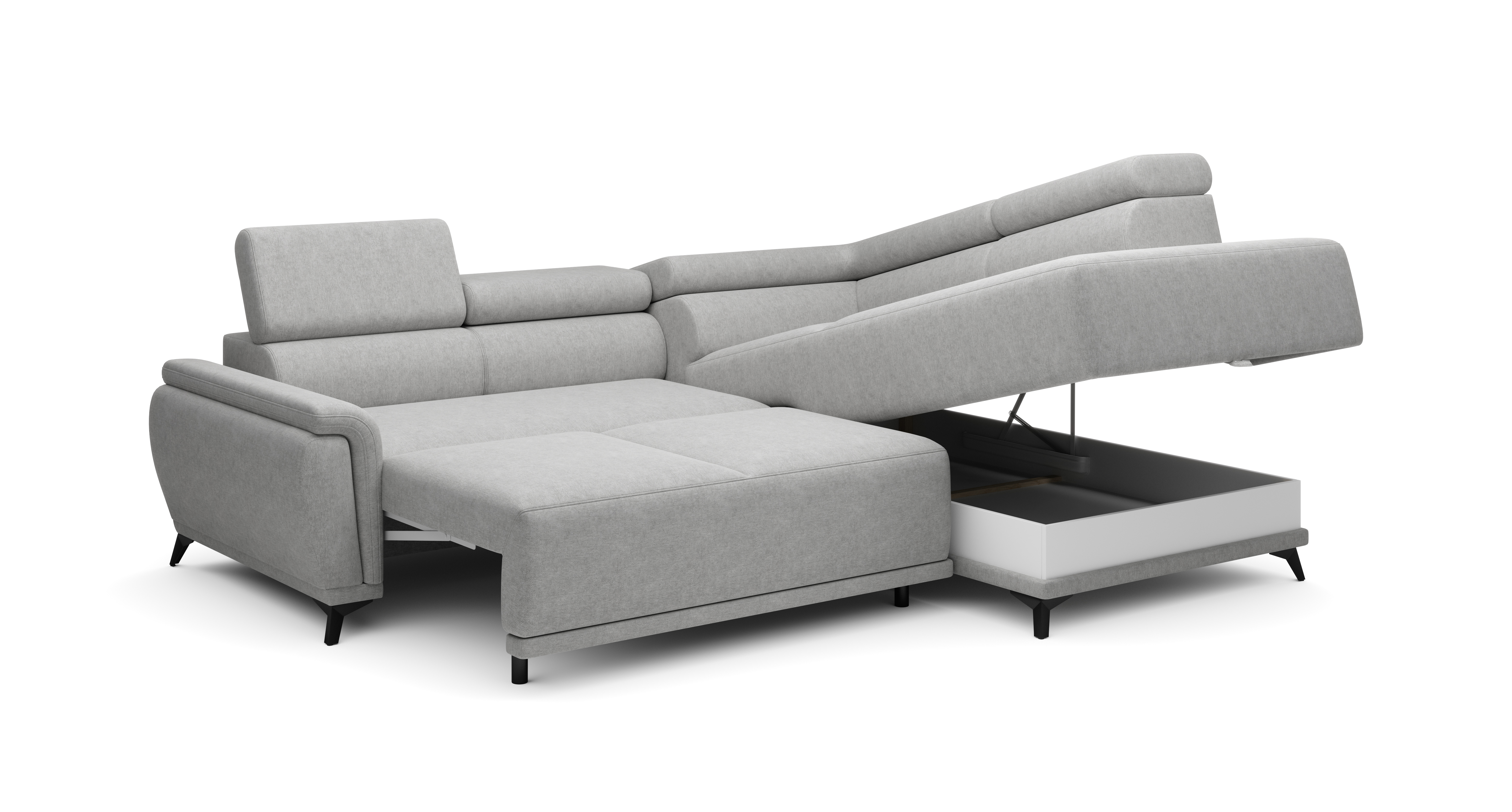 Ecksofa Atlanta Bettkasten Schlaffunkion