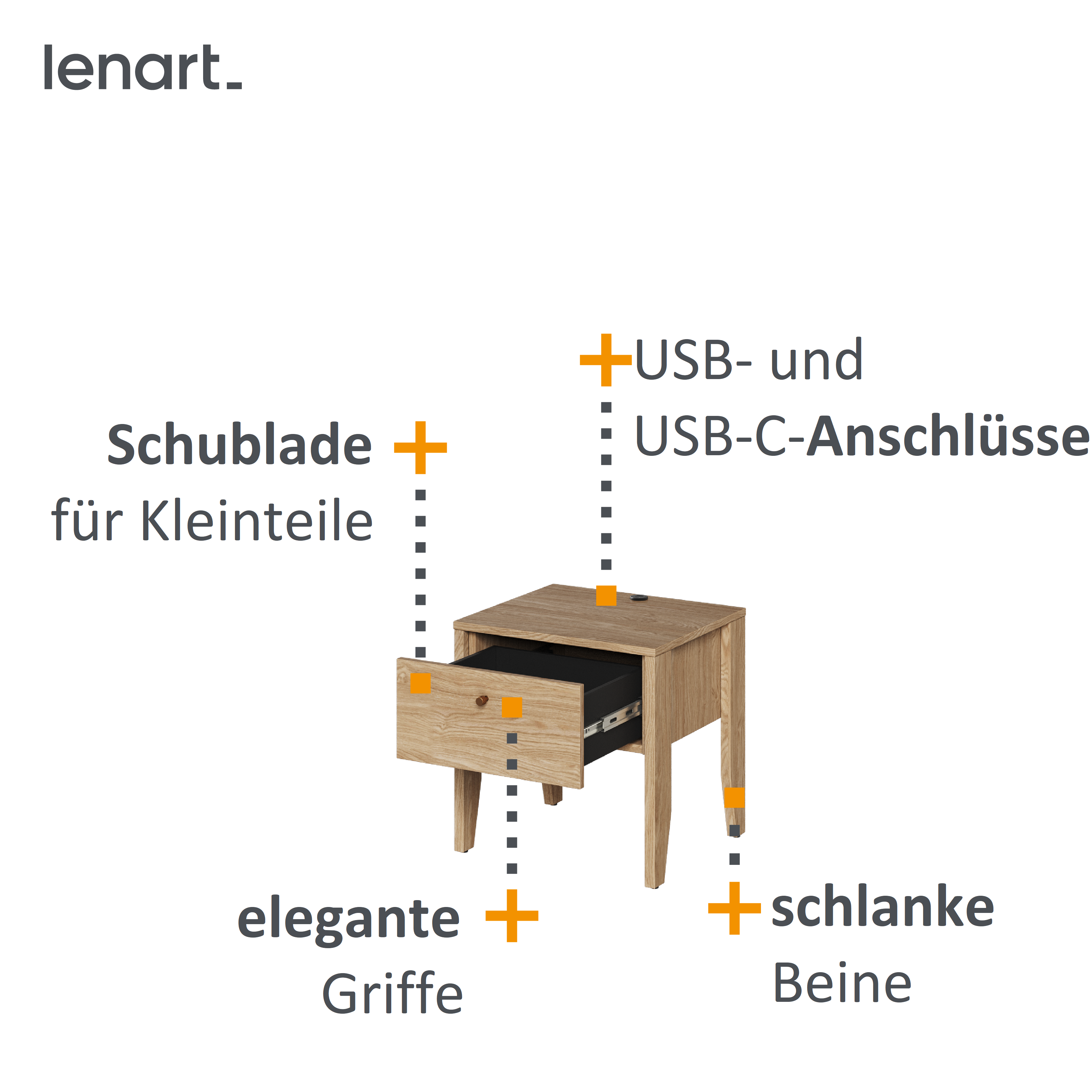 Nachttisch Cozy 05 Produktmerkmale