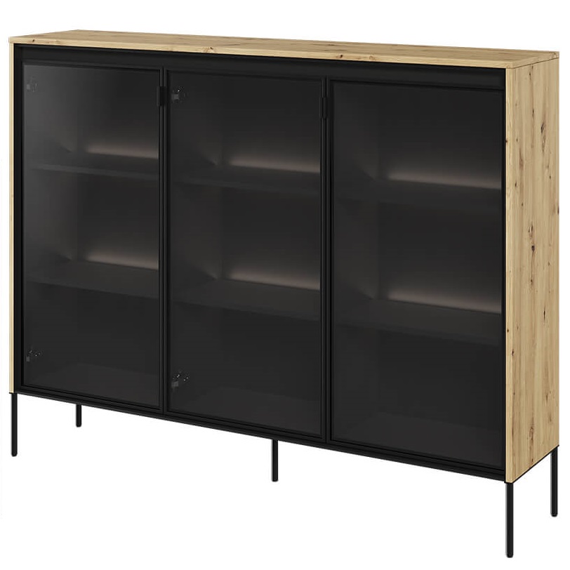 Trend 8 Vitrine Eiche Artisan Dekor